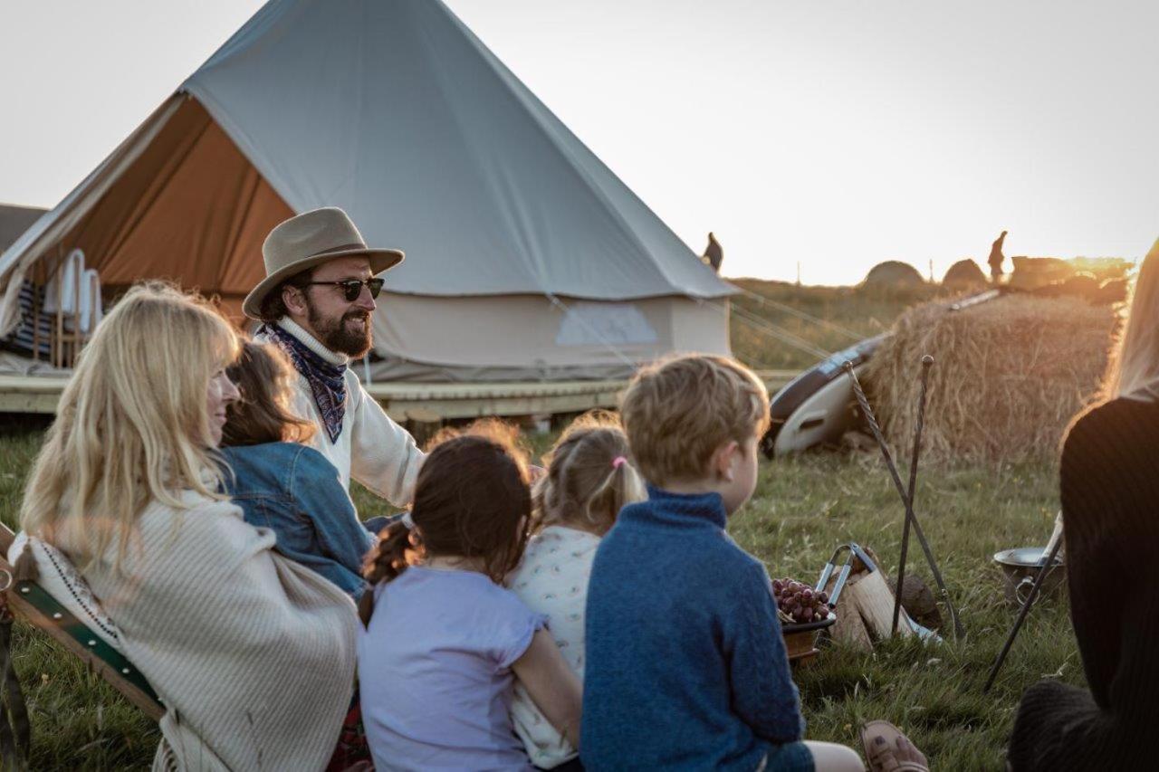 Luxury tent The Sea Forts Cornwall *