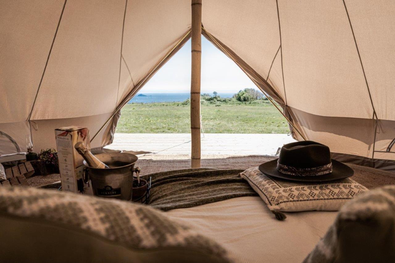 Luxury tent The Sea Forts Cornwall